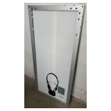 Renogy 12 Volt Solar Panel 100 Watt High-Efficiency Monocrystalline Module PV Charger for RV Battery Boat Caravan and Other Off-Grid Applications, Single, RNG-100D-SS, 19.5 ×42"