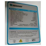 Renogy 12 Volt Solar Panel 100 Watt High-Efficiency Monocrystalline Module PV Charger for RV Battery Boat Caravan and Other Off-Grid Applications, Single, RNG-100D-SS, 19.5 ×42"