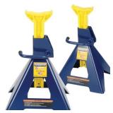 Hein-Werner HW93506 Blue Jack Stands, 6 Ton Capacity (Set of 2), Yellow Part Not Included