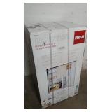 RCA RFR322-B RFR322 3.2 Cu Ft Single Door Mini Fridge with Freezer, Platinum, Stainless