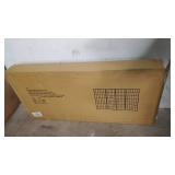 Oriental Furniture 3 ft. Tall Window Pane Shoji Screen - Black - 4 Panels