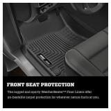 Husky Liners 99001 Black Weatherbeater Front & 2nd Seat Floor Liners Fits 2009-2018 Dodge Ram 1500 Crew Cab, 2019 Dodge Ram 1500 Classic Crew Cab, 2010-2018 Dodge Ram 2500/3500 Crew Cab