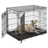 Life Stages LS-1636DD Double Door 36 Inch Folding Crate with Divider for Intermediate Dogs (41 - 70Lbs)