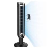 Lasko 2511 36 Oscillating 3-Speed Tower Remote Control Household Fans, 36 Inch, Black