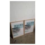 MCS Industries Studio Gallery Frames, 20x28 in, Natural Woodgrain, 2 Count