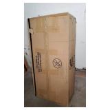 Signature Design by Ashley Collenburg 24.50" Counter Height Faux Leather Barstool, 2 Count, Dark Brown