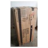 Roundhill Furniture Habit Solid Wood Tufted Parsons Charcoal Dining Chair, Set of 2