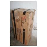 Roundhill Furniture Habit Solid Wood Tufted Parsons Charcoal Dining Chair, Set of 2