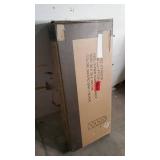 FATORRI Industrial Corner Bookshelf, 5 Tier Tall Corner Bookcase, Wood and Metal Corner Shelf Stand (Rustic Oak)