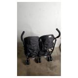 Summer Infant 3Dlite Double Convenience Lightweight Double Stroller for Infant & Toddler with Aluminum Frame, Two Large Seats with Individual Recline, Extra-Large Storage Basket, Black