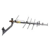 TV Antenna - RCA Outdoor Yagi Satellite HD Antenna with Over 70 Mile Range - Attic or Roof Mount TV Antenna, Long Range Digital OTA Antenna for Clear Reception, 4K 1080P Silver