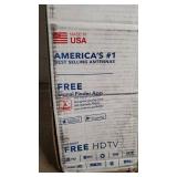 TV Antenna - RCA Outdoor Yagi Satellite HD Antenna with Over 70 Mile Range - Attic or Roof Mount TV Antenna, Long Range Digital OTA Antenna for Clear Reception, 4K 1080P Silver