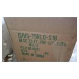 National Tree Company Pre-Lit Artificial Full Christmas Tree, Green, Dunhill Fir, Multicolor Lights, Includes Stand, 7.5 Feet