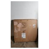 FirsTime & Co. White Marshall Round Mirror, American Designed, Silver, 32.5 inches (70247)