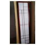 Coaster 3 Panel Room Divider Shoji Screen, Cherry, 70.25"h