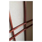 Coaster 3 Panel Room Divider Shoji Screen, Cherry, 70.25"h