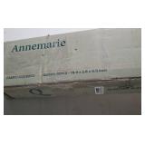 Zinus Annemarie Solid Wood Bed Support Slats / Fabric-Covered / Bunkie Board, Queen