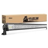 Nilight - 18018C-A LED Light Bar 42Inch 648W Triple Row Flood Spot Combo Led Bar 43000LM Driving Lights Super Bright Led Off Road Lights for Trucks Jeep UTV ATV Boat