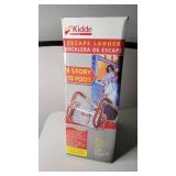 Kidde Fire Escape 2-Story Ladder, Escape Ladder, 13-Foot Anti-Slip Rungs, Rope Ladder