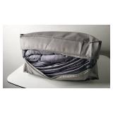 YnM Bamboo Weighted Blanket  100% Cooling Bamboo Viscose Oeko-Tex Certified Material with Premium Glass Beads (Dark Grey, 60