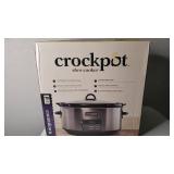 Crock Pot Slow Cooker|8 Quart Programmable Slow Cooker with Digital Countdown Timer, Black Stainless Steel - SCCPVFC800-DS