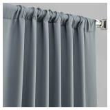 HPD Half Price Drapes Curtain For Room Darkening 50 X 96 (1 Panel), BOCH-171122-96, Blue Fir