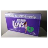 Sealed - Luvs Triple Leakguards Extra Absorbent Diapers, Size 6, 124 Count