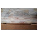 KASARO Wall Decor Peel and Stick Mosaic Shell Backsplash Tile for Bedroom and Bathroom Mother of Pearl (10, Natural)