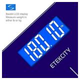 Etekcity Digital Body Weight Bathroom Scale with Step-On Technology, 400 Lb, Blue