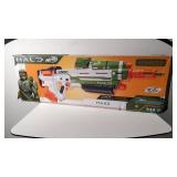 NERF Halo MA40 Motorized Dart Blaster -- Includes Removable 10-Dart Clip, 10 Official Elite Darts, and Attachable Rail Riser , White