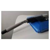 Snow Joe SJBLZD-LED 4-In-1 Telescoping Snow Broom + Ice Scraper | 18-Inch Foam Head | Headlights (Blue)