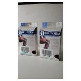 Lot of 2 Truform Compression Socks, 20-30 mmHg, Men