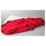 Gooby Fleece Vest Hoodie Dog Sweater - Red, Medium - Warm Pullover Dog Hoodie with O-Ring Leash - Winter Hooded Small Dog Sweater - Dog Clothes for Small Dogs Boy or Girl, and Medium Dogs