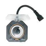 Woods 50124WD Outdoor 24-Hour Heavy Duty Mechanical Timer, 3/4Hp, 2 Grounded Outlets, Black