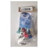 Audio 2000s ADC2289S 1 Feet 1/4" TRS Right Angle to 1/4" TRS Right Audio Cable