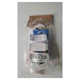 Audio 2000s ADC2289S 1 Feet 1/4" TRS Right Angle to 1/4" TRS Right Audio Cable