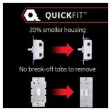 Enbrighten 47899 Z-Wave Plus Smart Light Switch 2-Pack with QuickFit and SimpleWire, Works with Alexa, Google Assistant, Zwave Hub Required, 3-Way Ready, 2nd Gen. Toggle, White, 2 Count