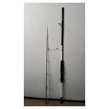 Ecooda 2-Pieces Saltwater Offshore Casting/Spinning Carbon Fiber Boat Fishing Rod Portable Travel Fishing Rod with Pearlized Color Rod Tip (Length 6?6?/7?6?/8?6? Max Drag 35/44/57 LB)