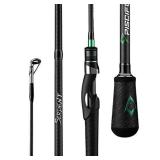 Piscifun Serpent Spinning Rod Two Pieces- Fuji Line Guides, IM7 Carbon Fishing Rod Blanks Durable Sensitive Portable Travel Spinning Fishing Rods (6