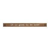 Creative Co-Op Good to be Home Wood Décor Wall Decor, Brown