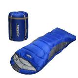 0 Degree Winter Sleeping Bags for adults camping (350GSM) -Temp Range (5F  32F) Portable Waterproof Compression Sack- Camping Sleeping Bags for Big and Tall in Env Hoodie: Hiking backpacking 4 Seaso