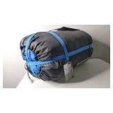 0 Degree Winter Sleeping Bags for adults camping (350GSM) -Temp Range (5F  32F) Portable Waterproof Compression Sack- Camping Sleeping Bags for Big and Tall in Env Hoodie: Hiking backpacking 4 Seaso