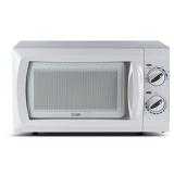 Commercial Chef Countertop Small Microwave Oven, 9.5 Inch, White