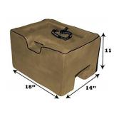 Pet Gear Lookout Booster Car Seat, Removable Comfort Pillow, Safety Tether Included, Installs in Seconds, No Tools Required, 2 Sizes, 3 Colors, Tan, Medium