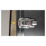 Gearlux Dreadnought Acoustic Guitar Hardshell Case with Accessory Compartment - Black, No Key