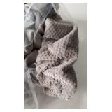 SURE FIT Stretch Pique Ottoman Slipcover - Flannel Gray (SF43751)