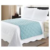 Bed Runner Protector Jade Teal - King