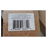 Lot of 2 Decopolitan Ball Single Telescoping Drapery Rod Sets, Medium, Black