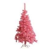 ALEKO CTPS59H350 Artificial Indoor Christmas Holiday Tree 5 Foot Candy Cane Pink and White