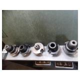 Lot of 5 *** CAT40 - Coolant Through - Keyless Drill Chucks for CNC